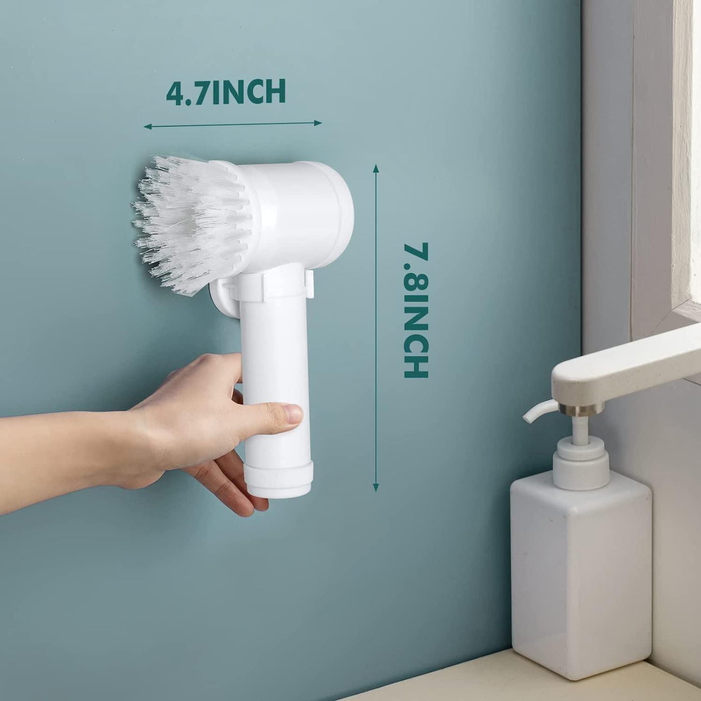 Multifunctional Electric Cleaning Brush 5 in 1 Magic Power Scrubber