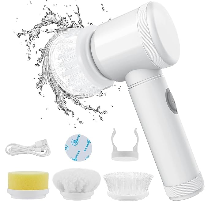 Multifunctional Electric Cleaning Brush 5 in 1 Magic Power Scrubber