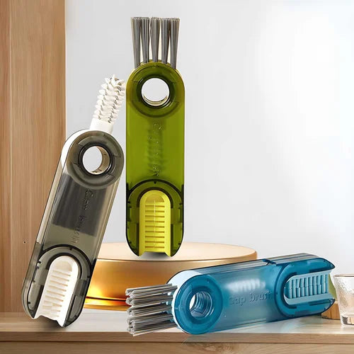 3 in 1 Multifunctional Bottle Gap Cleaner Brush (Pack of 2)