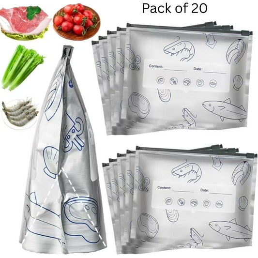 Reusable Aluminum Foil Sealable Storage Bag